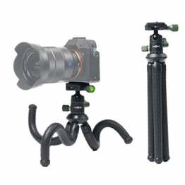 C-Rope Creatorpod, Flexibles Reisestativ mit Kugelkopf, Kamera Stativ für DSLR- und spiegellose Kameras, Traglast bis 2kg - 1