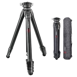 COMAN Zero-Y Leichtes Reisestativ Vollcarbon Professionelles Outdoor-Stativ mit Panorama-Kugelkopf Tripod stative kamerastativ - 1