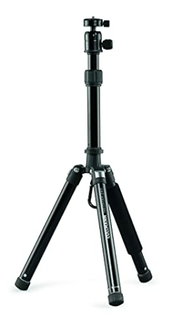 Cullmann - 52525 - Neomax 240 Mobile Reisestativ m. Smartphonehalter (Auszugshöhe 112 cm, Packmaß 25,5cm, Tragkraft 3kg, Gewicht 666g),schwarz - 1