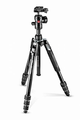 Manfrotto Befree Advances Kamerastativ-Kit mit Drehverschluss, Reisestativ-Kit mit Kugelkopf, kompakt und tragbar, Aluminium Stativ für DSLR-, Spiegellose- und Spiegelreflex-Kameras, Kamerazubehör - 1