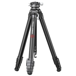 ULANZI Zero Y Travel Tripod, Stativ Kamera Carbon Fiber mit 360° Panoramakugelkopf und Arca Swiss, Leichtes Kamerastativ mit Abnehmbarer Mittelsäule für alle DSRL-Kameras, Belastbar bis 18 kg - 1